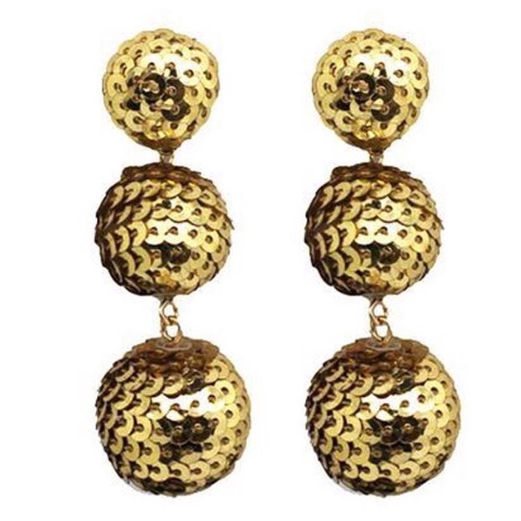 Jewelry - Sequin ball earrings